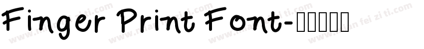 Finger Print Font字体转换